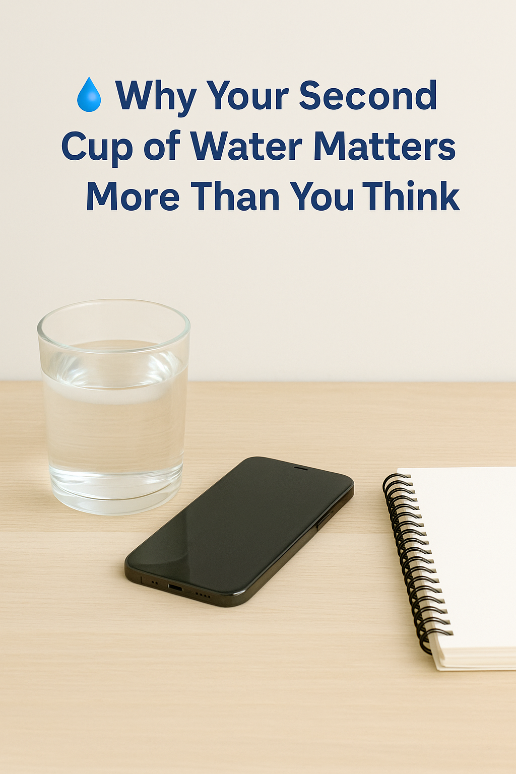 💧 Why Your Second Cup of Water Matters More Than You Think