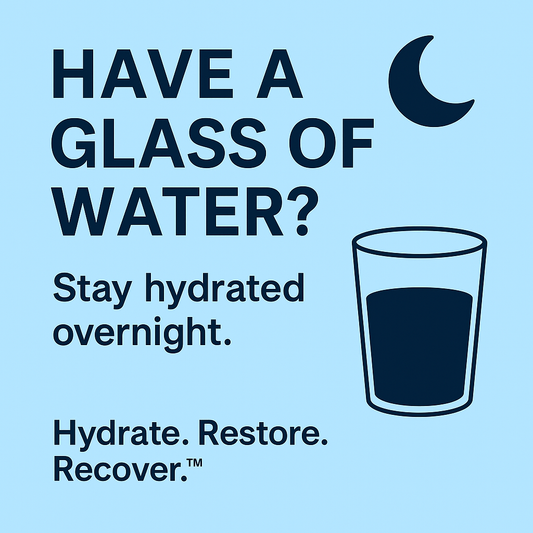 Hydration Tip: Drink Water Before Bed