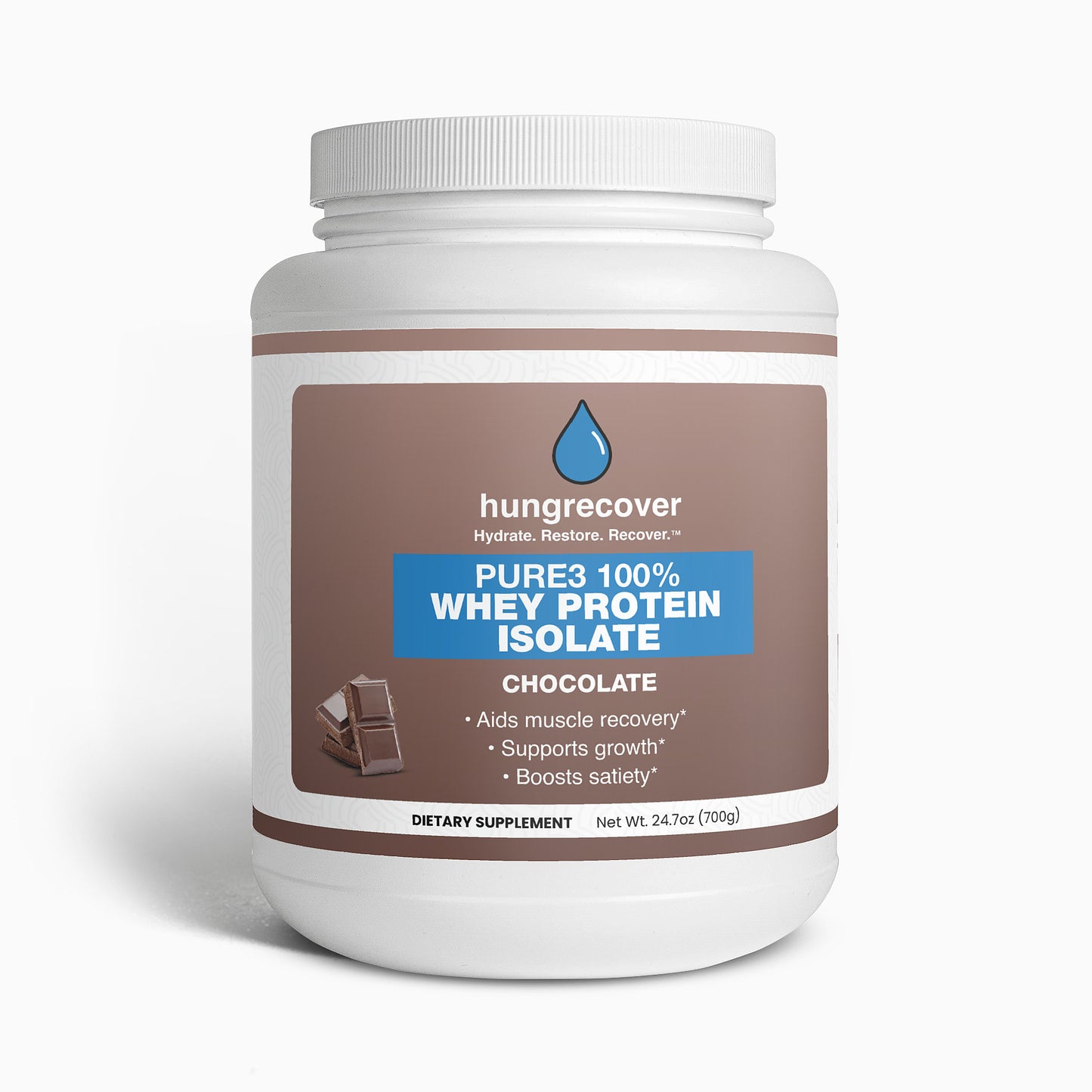 Pure3 100% Whey Protein Isolate (Chocolate)