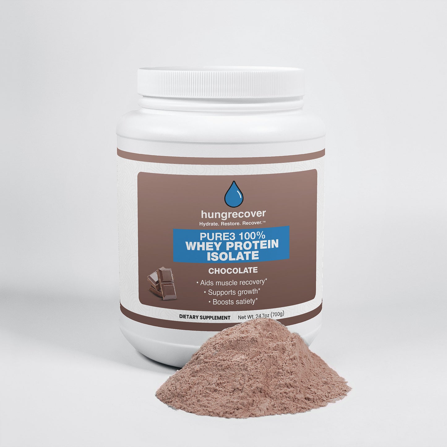 Pure3 100% Whey Protein Isolate (Chocolate)