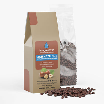 Rich Hazelnut Coffee Beans (Medium Roast)