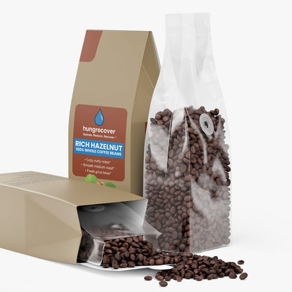 Rich Hazelnut Coffee Beans (Medium Roast)