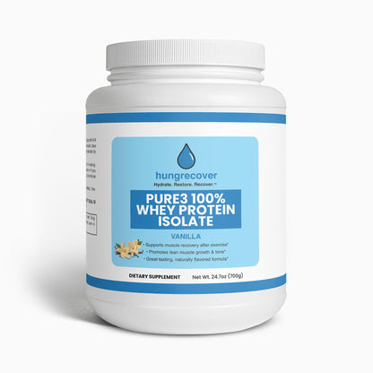 Pure3 100% Whey Protein Isolate (Vanilla)