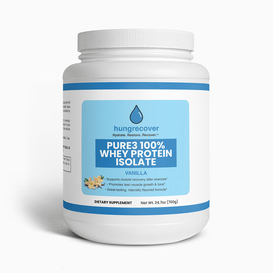Pure3 100% Whey Protein Isolate (Vanilla)